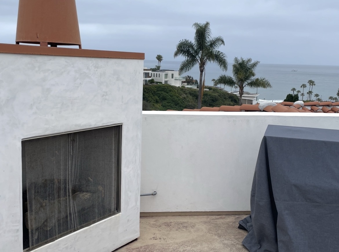 Dave from OC Clean Sweep Chimney Service on a job in Orange County